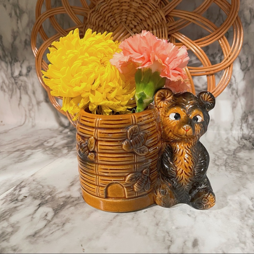 Vintage Honey Bear & Hive